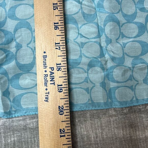 NWT. Coach Signature Logo small scarf. - Picture 7 of 7